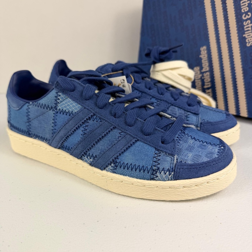 Adidas JABBAR LO Blue Cream White Supplier Colour JS5021 NEW Men's Suede Sizes